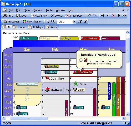 YearPlanner Screenshot